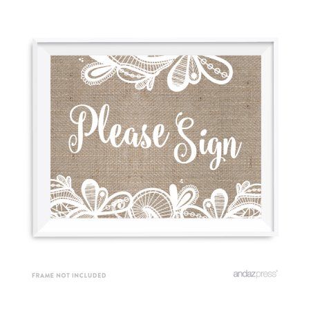 Please Sign Burlap Lace Wedding Party Signs Dance Floor Glow Sticks, Party Dance Floor, Wedding Party Dance, White Stripes Wedding, Glow Stick Wedding, Wedding Toast Samples, Burlap Lace Wedding, Trendy Wedding Favors, Wedding Plants