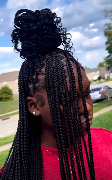 Short Box Braids Hairstyles, Braided Hairstyles For Black Women Cornrows, Big Box Braids Hairstyles, Single Braids, Box Braids Hairstyles For Black Women, Cute Braided Hairstyles, Braided Hairstyles For Teens, Cute Box Braids Hairstyles, Quick Braided Hairstyles