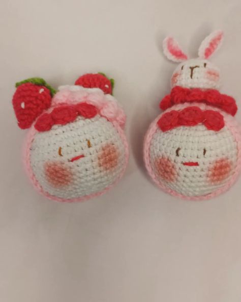 Strawberry Mochi and Bunny Mochi DM to buy or click link in bio to purchase. . . . . #plushies #amigurumipatternsdoll #AmigurumiAdventures #amigurumifood #amigurumibunnies #strawberrymochi🍓 #crochetstrawberry #crochetersofinstagram #CrochetLife #crochetkawaii #crocheter #CrochetDelights #rainbowdustcrochetry #CrochetIndia #HandmadeInIndia #handmadewithlove #smallbuisnessfinds #smallbuisnesscommunity #smallbusinessindia #smallbusinesssupport #indiahomedecor #indiasmallbusiness #punesmal... Strawberry Mochi, India Home Decor, Crochet Strawberry, Mochi, Amigurumi Pattern, Link In Bio, Amigurumi, Dolls, Crochet