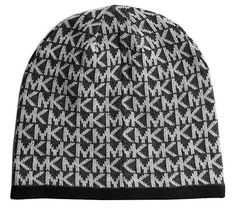 Michael Kors Women's MK Small Repeat Logo Knit Beanie Hat, Derby Grey, One Size Grey Hat, Logo Knit, Wallets For Women Leather, Womens Cashmere, Hat Scarf, Knit Beanie Hat, Michael Kors Accessories, Casual Pullover, Michael Kors Black