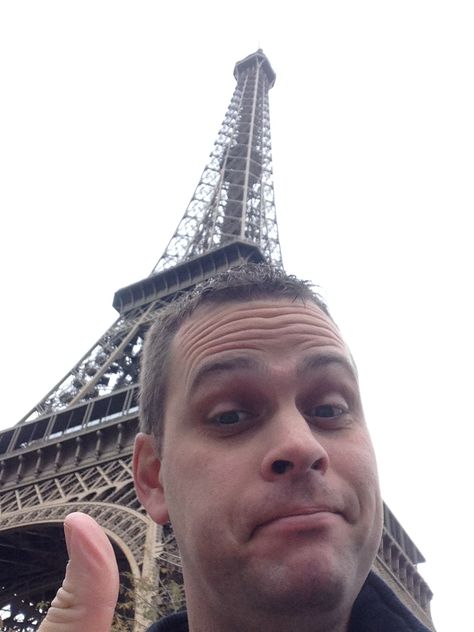 Eiffel Tower selfie with Greg - Paris, France Eiffel Tower Selfie, Inktober 2024, Basketball Art, Paris Trip, Paris Eiffel Tower, Man Standing, Best Places To Travel, Paris France, Places To Travel