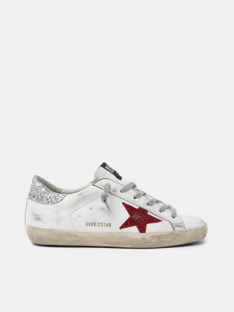 The Golden Goose, Goose Sneakers, Golden Goose Sneakers, Polyethylene Terephthalate, Clothes For Men, Super Star, Star Sneakers, Shoe Insoles, Red Star