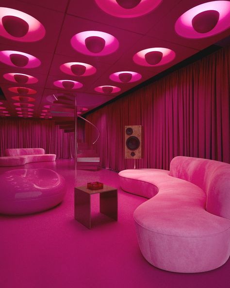 �📸 Some pics from the underground Tokyo bar Love Hotel Room, Y2k Interior, Tokyo Bar, Influencer Trip, 70s Hollywood, Groove Theory, Palm Springs Design, 1980s Aesthetic, Room Architecture