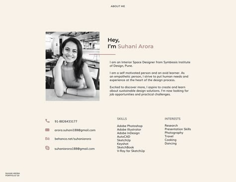 Portfolio (Interior Design) on Behance Interior Design Cv, Architecture Student Portfolio, Interior Portfolio, Interior Design Student, 포트폴리오 레이아웃, Interior Design Portfolios, Portfolio Resume, Architecture Portfolio Design, Student Portfolios