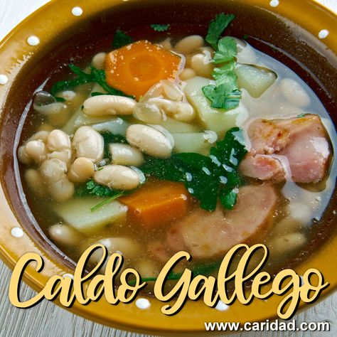 Caldo Gallego Recipe Spain, Spain Dishes, Caldo Gallego Recipe, Spain Recipes, Spanish Menu, Caldo Recipe, Food Spain, Latin Dishes, Scd Recipes