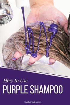 Best Shampoo For Blonde Colored Hair, How To Use Purple Shampoo As A Toner, Purple Shampoo Before And After, Colored Blonde Hair, Rebonded Hair, Blue Shampoo, Purple Shampoo For Blondes, Best Purple Shampoo, Shampoo For Gray Hair