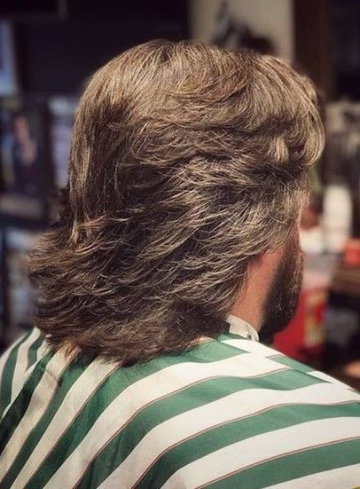 Men Feathered Haircut, Feathered Haircut Men, Feathered Mens Haircut, Men’s Long Layered Haircut, Feather Haircut Long, New Men Hairstyles, Mens Medium Length Hairstyles, Rocker Hair, Gents Hair Style