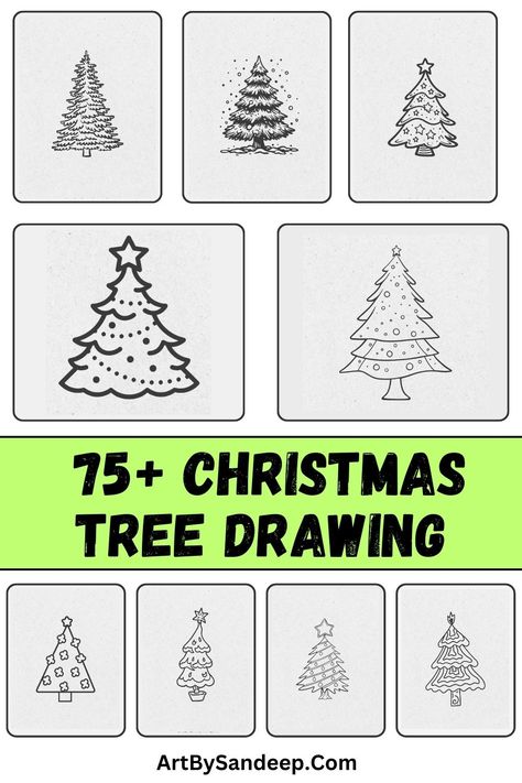 Free to download and printable PDF Simple and Easy 75+ Christmas Tree Drawing Ideas Christmas Tree Outline Drawing, How To Draw A Xmas Tree, How To Draw A Christmas Tree Realistic, Easy To Draw Christmas Tree, Line Drawing Christmas Tree, How To Draw Christmas Tree Step By Step, Christmas Doodles Easy Step By Step, Easy Christmas Drawings Simple, Drawing A Christmas Tree