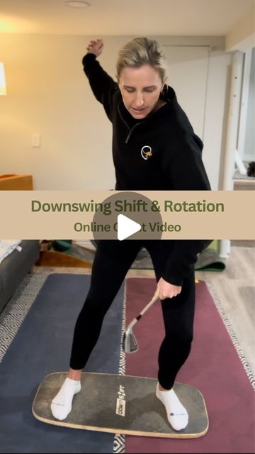 Emma de Groot on Instagram: "Recap for a client regarding the shift and rotation I want them to feel in their downswing. #golf #golfswing #golfdrills @downshiftgolf" Golf Takeaway, Golf Lessons Swings, Golf Practice Drills, Golf Downswing, 2024 Recap, Golfing Tips, Golf Basics, Golf Simulator Room, Golf Room