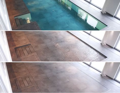 Disappearing Pool, Hidden Swimming Pools, Hidden Pool, Luxury Swimming Pools, Indoor Swimming Pool, Cool Swimming Pools, Home Automation System, Indoor Swimming, Indoor Swimming Pools