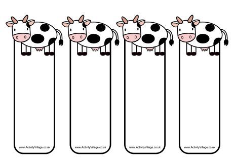 Cow bookmarks Animal Bookmarks, Bookmarks For Kids, Reading Record, Free Printable Bookmarks, Old Jewelry Crafts, Book Reading Journal, Farm Kids, Farm Stuff, Printable Bookmarks