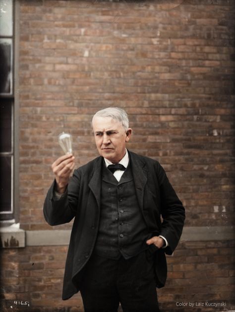 Inventor and physicist Thomas Alva Edison. New Jersey, (1911) Thomas Alva Edison, Alva Edison, Thomas Edison, The Past