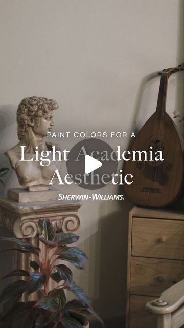 Sherwin-Williams on Instagram: "Delicately curated light academia-inspired spaces deserve walls that highlight all the best features of the aesthetic. Save this post for future paint color inspiration." Light Academia Aesthetic, Paint Color Inspiration, Green Paint Colors, March 7, Academia Aesthetic, Green Paint, Light Academia, Sherwin Williams, Paint Color