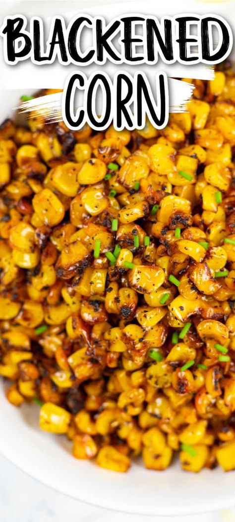 Side Corn Recipes, Good Corn Recipes, Easy Roasted Corn, Corn Side Dish For Tacos, Mexican Corn Seasoning, Mexican Corn Side Dish Easy, Side Of Corn Recipe, Mexican Corn Skillet, Mexican Canned Corn