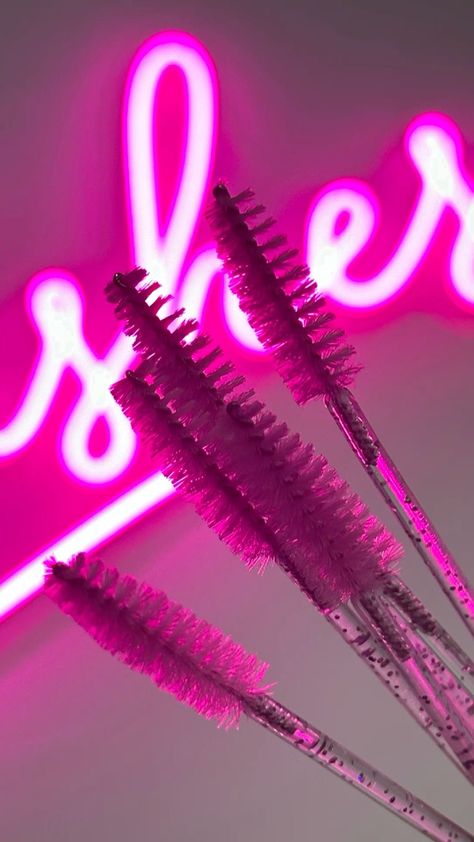 Lash Extensions Pink Aesthetic, Lash Wallpaper, Eye Lash Art, Eye Lash Design, Pink Lashes, Eye Lash Photography, Eyelash Decor, Eyelash Studio, Esthetician Marketing