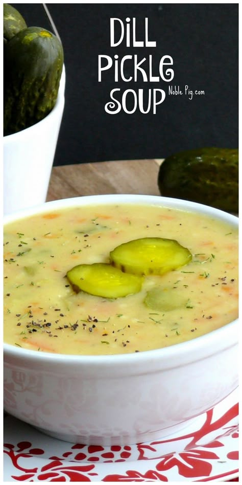 Polish Dill Pickle Soup Recipe, Dill Pickle Soup Recipe, Pickle Soup Recipe, Dill Soup, Dill Pickle Soup, Pickle Soup, Dill Pickle Recipe, Soup And Stew, Bowl Of Soup