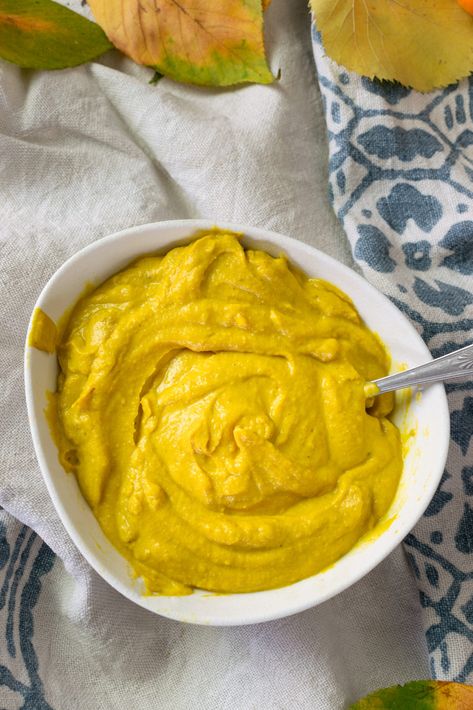 Butternut Squash Hummus Butternut Squash Hummus, Squash Hummus, Hummus Flavors, High Histamine Foods, Histamine Foods, New Mediterranean, Healthy Freezer Meals, Beet Hummus, Mediterranean Living