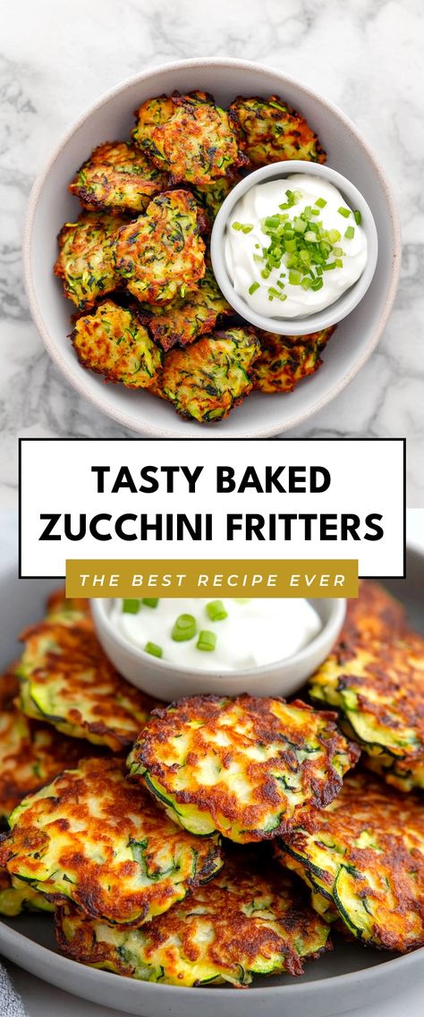 Image for Tasty Baked Zucchini Fritters Baked Zucchini Fritters Healthy, Baked Zucchini Fritters Recipe, Zucchini Recipes Fritters, Eggs And Zucchini Recipe, Zucchini Latkes Recipe, Courgette Recipe Ideas, Italian Zucchini Fritters, Zucchini Wraps Recipes, Light Lunch Ideas Healthy