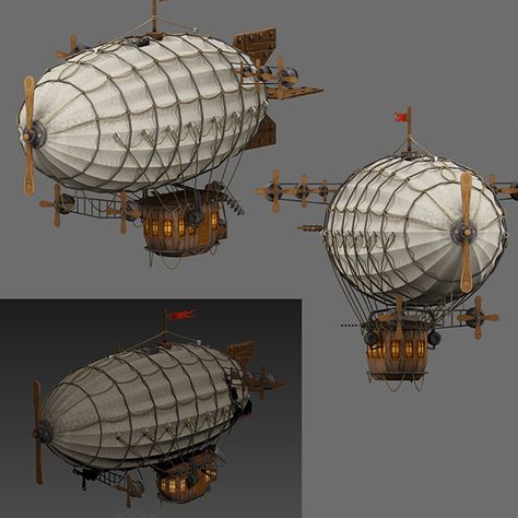 Airship Design Concept Art, Air Ship Concept Art, Airship Concept Art, Steampunk Aircraft, Airship Concept, Fantasy Airship, Steampunk Transport, Fly Illustration, Airship Model