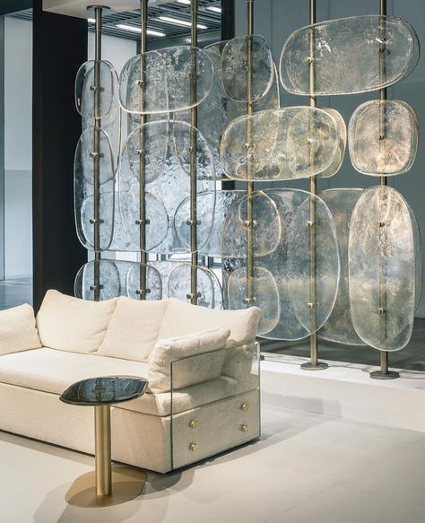 The infinite possibilities of glass and mirror decorations transform ancient materials into contemporary art.  @arteveneziana  If you would like to see @designeers.club more often,add us to your favourites.🤍  #interiordesigninspiration #interiorinspiration #designinspiration #architecturaldigest #livingroomdesign #livingroomdecor #furnitureideas #furnitureinspiration #vogueliving #archdigest #axelvervoordt #vincentvanduyson #pierrejeanneret #worldofinteriors #cassini #vitra #homestyling #jeanprouve #isamunoguchi #pierrepaulin #charlotteperiand #homedecor #designtrends #lightingdesign #lightingideas Water Surface, Contemporary Glass Art, Vogue Living, The Venetian, Room Partition, World Of Interiors, House Interior Decor, Furniture Inspiration, Cafe Interior