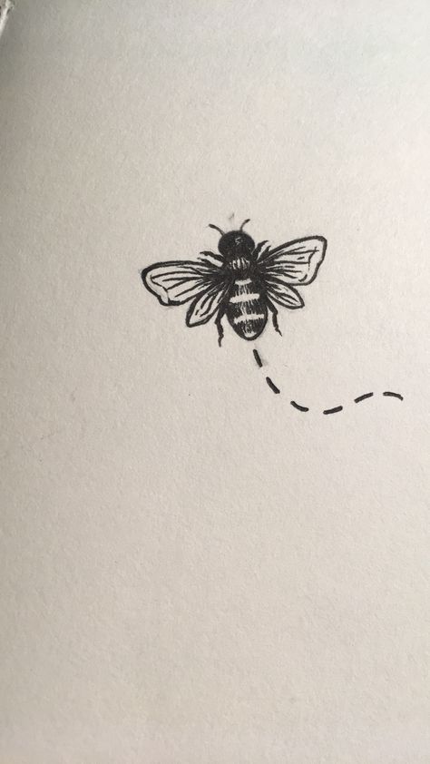 Honeybee Tattoo Ideas, Honey Bee Tattoo Design, Aloha Tattoo, Honey Bee Tattoo, Partner Tattoos, Bee Tattoo, Lotus Flower Tattoo, Tattoo Inspo, Maple Leaf Tattoo