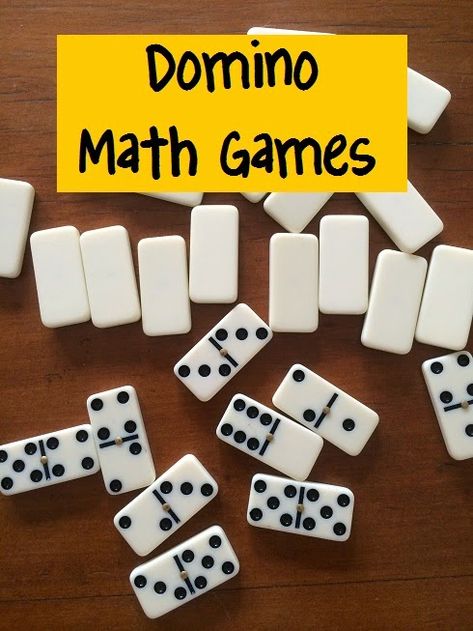 There are so many different ways to use dominoes in math. Here are a few of my favorite ones. Domino Keepers Addition a game for 2... Math Games Kindergarten, Dominoes Math Games, Domino Math, Games Kindergarten, Math Night, Math Tutoring, Kindergarten Math Games, Math Intervention, Second Grade Math