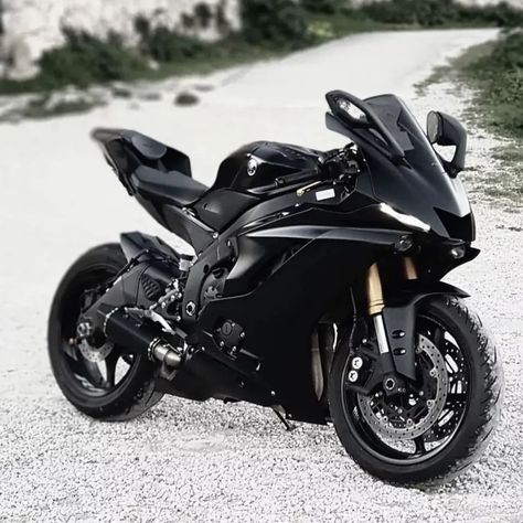 Matte Black Motorcycle, Yamaha R3 Black, Best Motorbike, Motorcycle Aesthetic, Yamaha Bikes, Yamaha Motorcycle, Biker Love, Yamaha Motor, Motorbike Design