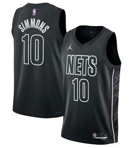 Brooklyn Nets #10 Ben Simmons 2022 23 Black Statement Edition Stitched Basketball Jersey Check more at https://makedtee.com/product/brooklyn-nets-10-ben-simmons-2022-23-black-statement-edition-stitched-basketball-jersey/ Ben Simmons, Brooklyn Nets, Basketball Jersey, Brooklyn, Basketball, 10 Things, Black