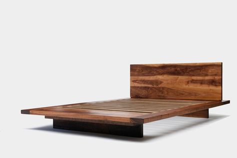 Beautiful Modern Bed Platform Bed Designs, Walnut Bed, Romantic Bed, Murphy Bed Plans, Modern Bed Frame, Bed Platform, Bed Frame Design, Diy Bed Frame, Top Beds