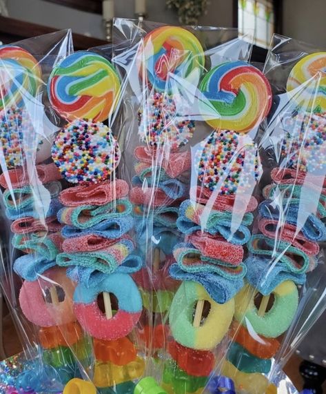 Candy Bags Wedding, Holiday Birthday Party, Sonic Birthday, Candyland Birthday, 9th Birthday Parties, Party Gift Bags, Rock Candy, 12th Birthday, 6th Birthday Parties