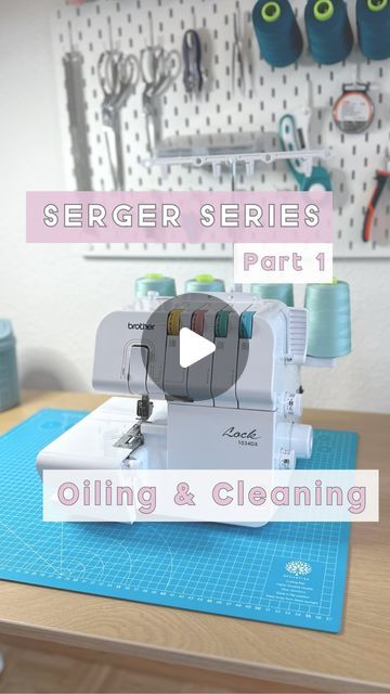 Anaïs | Sewing Addict and Pattern Designer on Instagram: "🪔 Serger Secrets - PART 1 👇🏻  Did you know you can actually perform maintenance on your overlocker on your own, without bringing it in for servicing? Let me teach you how.   You will only need 3 things:  ✅ A cloth ✅ A brush ✅ A screw ✅ Special overlocker oil, not to be confused with regular sewing machine oil or WD10 — you can buy this from pretty much any sewing machine retailer.  🎥 Watch the video to find out what 3 steps to follow for cleaning, and which spots to oil. You can do this every 6 months-ish or whenever you feel your machine is giving you werid noises.  ‼️ I’m own a @brothersews 1034DX, and while most sergers across brands are similar please always check your make & model’s instructions for special callouts before Sewing With A Serger, Overlocker Projects, Serger Patterns, Serger Sewing, Old Sewing Machines, 3 Things, Sewing Machine, 6 Months, You Can Do