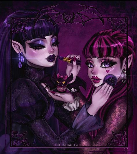 Into The Spiderverse, Monster H, Illustrative Art, A Cartoon Character, Arte Monster High, Monster High Pictures, Moster High, Catty Noir, Monster High Art