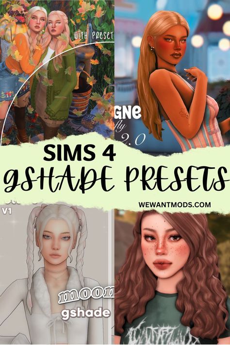 sims 4 gshade presets collage Sims 4 Reshade Preset Anime, Reshade Sims 4 Aesthetic, Sims 4 Shaders For Mac, Sims 4 Game Shaders, G Shade Presets Sims 4, Sims 4 Game Overlay, Shader Preset Sims 4, Sims 4 Realistic Shaders, Sims 4 Maxis Match Presets