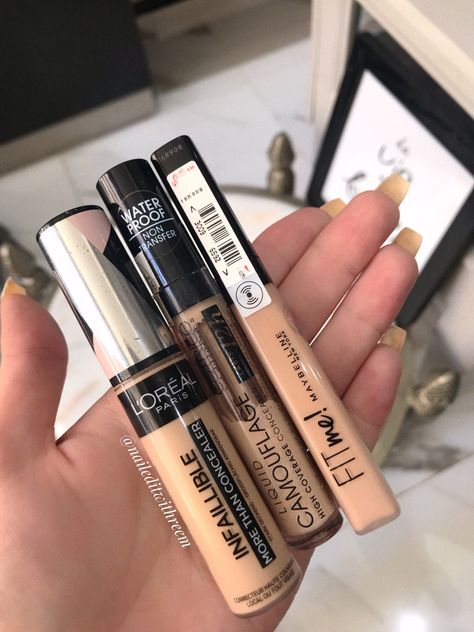 L’oréal Infallible Concealer, Maybe Line Fit Me Concealer, Loreal Infallible Concealer, Catrice Concealer, Loreal Concealer, Infallible Concealer, Maybelline Age Rewind Concealer, Nyx Concealer, Best Drugstore Concealer