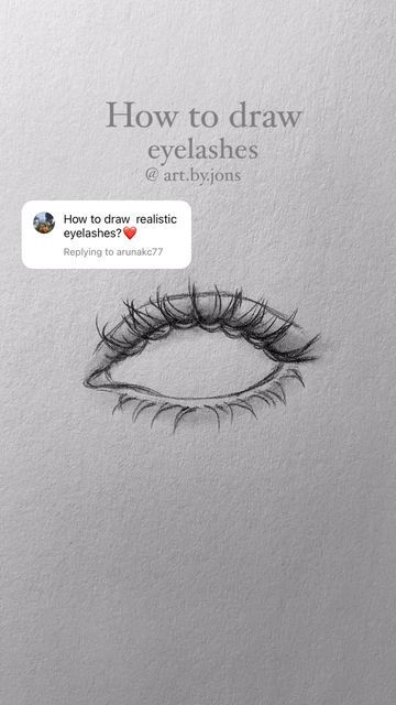 Realistic Eye Sketch, How To Draw Eyelashes, Eyelashes Drawing, Eye Sketch, Realistic Eye, Realistic Drawings, Art Sketchbook, Drawing Tutorial, To Draw