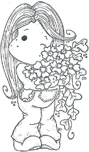 Magnolia Stamp. Tampons Magnolia, Magnolia Colors, Magnolia Stamps, Adult Colouring Pages, Colouring Pics, Digi Stamp, Spring Bouquet, Copic Coloring, Digi Stamps