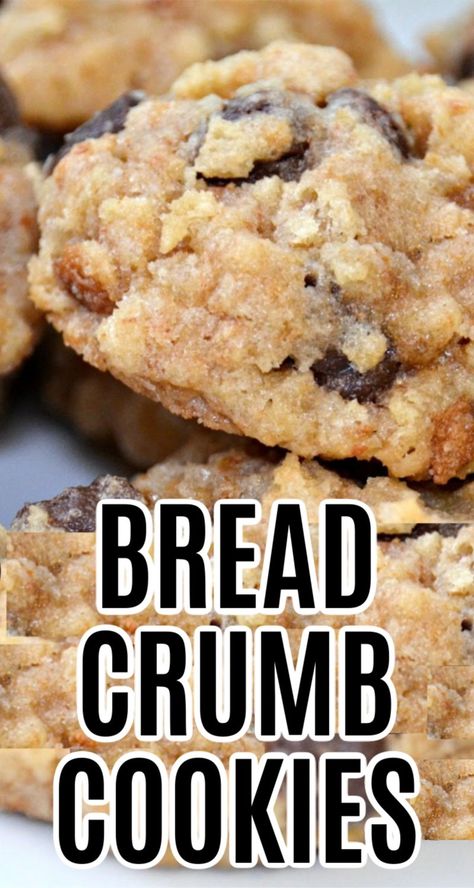 What To Do With Stale Muffins, Cake Crumb Cookies, Bread Crumb Recipes, Cookie Crumb Crust Recipe, Last Crumb Cookies, Recipes With Old Bread, Crumb Cookies, Stale Bread Recipes, Leftover Bread Recipes