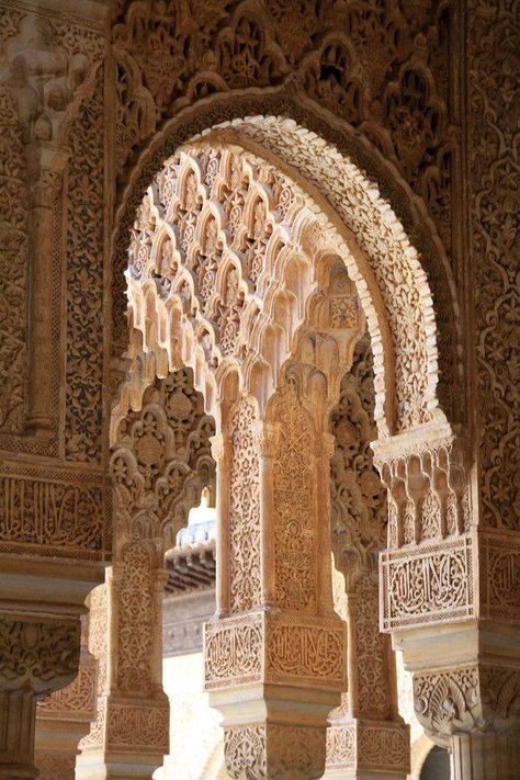 Palace, Granada, Spain تاج محل, Alhambra Granada, Granada Spain, Islamic Architecture, Andalusia, Beautiful Architecture, Beautiful Buildings, Spain Travel, Amazing Architecture