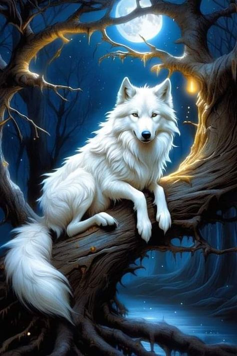 White Wolf, White, Nature