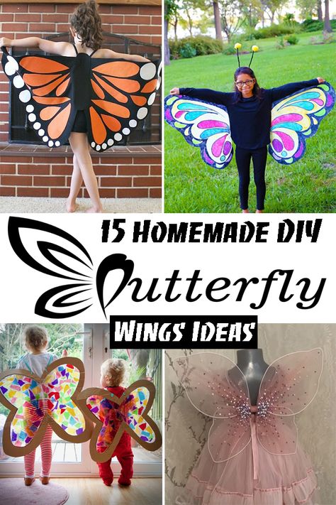 Butterfly Wings Tutorial, Toddler Butterfly Costume, Butterfly Wings Diy, Butterfly Costume Kids, Diy Butterfly Costume, Butterfly Costumes, Boy Crafts, Butterfly Wings Costume, Diy Fairy Wings