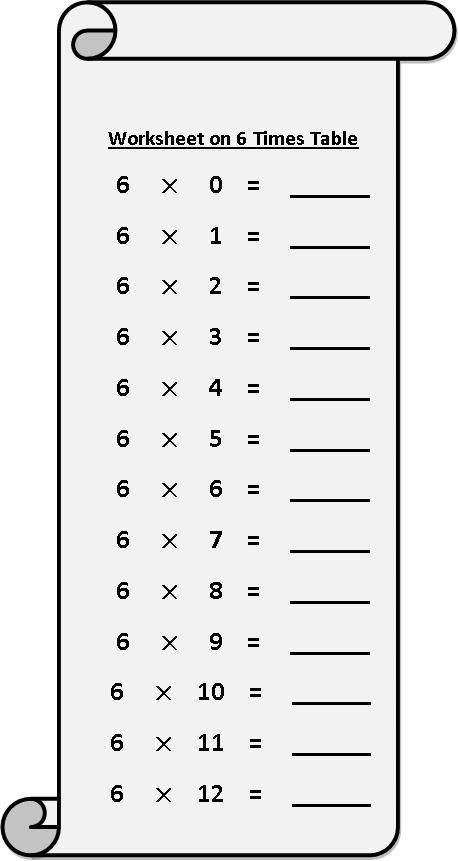 worksheet on 6 times table, multiplication table sheets, free multiplication worksheets 6 Times Table Worksheet, 10 Times Table, 6 Times Table, Maths Times Tables, 9 Times Table, 4 Times Table, 12 Times Table, Table Multiplication, Free Multiplication Worksheets