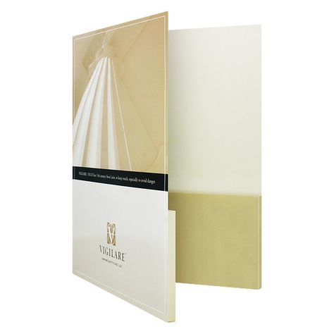 Vigilare Box Pocket Folder (Front Open View) Corporate Folder, Company Folders, Business Folder, Brochure Design Layouts, Pocket Folders, Presentation Folder, Booklet Design, Folder Design, Pocket Folder