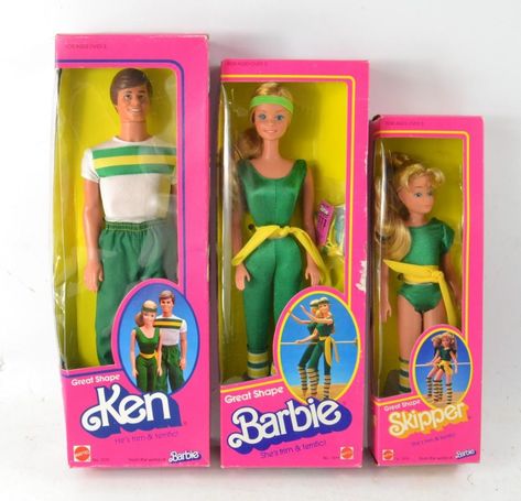 Great Shape Barbie, Ken Doll 90s, 1963 Barbie, Barbie Ken Doll, Vintage Barbie Packaging, Barbie Loving You 1983, Vintage Ken Doll, 1980s Barbie, Barbie Fashion Packs 80s