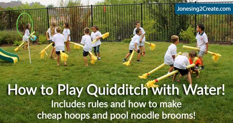 You're a Wizard, Harry! 14 Party Ideas to Bring the Wizarding World Alive | ParentMap Harry Potter Pool Party, Backyard Quidditch, Computer Building, Harry Potter Motto Party, Harry Potter Party Games, Harry Potter Classes, Harry Potter Activities, Space Unicorn, Harry Potter Day