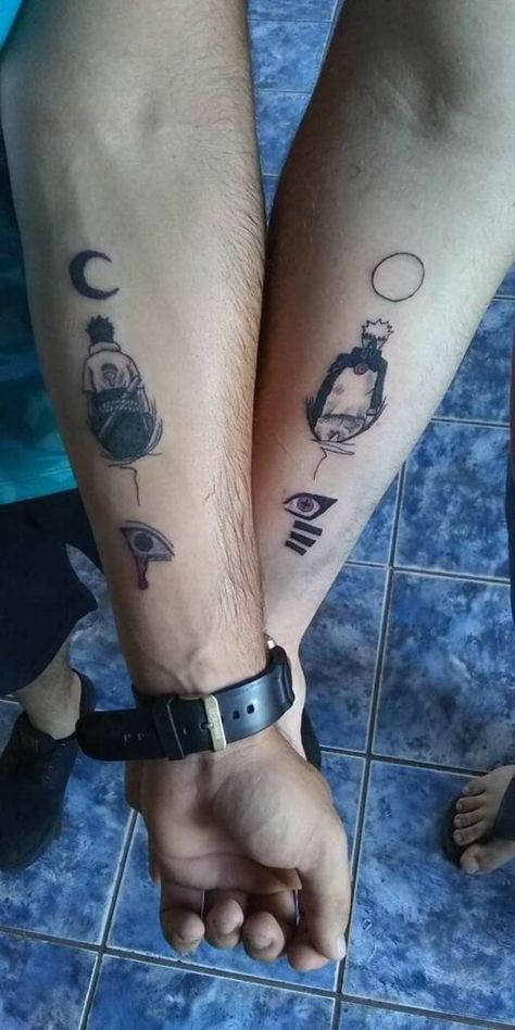 140+ Inspiring Naruto Tattoos Designs with Meanings (2021) Anime Themed Tattoos - TattoosBoyGirl Tato Naruto, Naruto Tattoo, Moon Tattoo Designs, Inspiration Tattoos, Anime Tattoo, Hand Tattoos For Guys, Tattoo Designs And Meanings, Friend Tattoos, Dope Tattoos