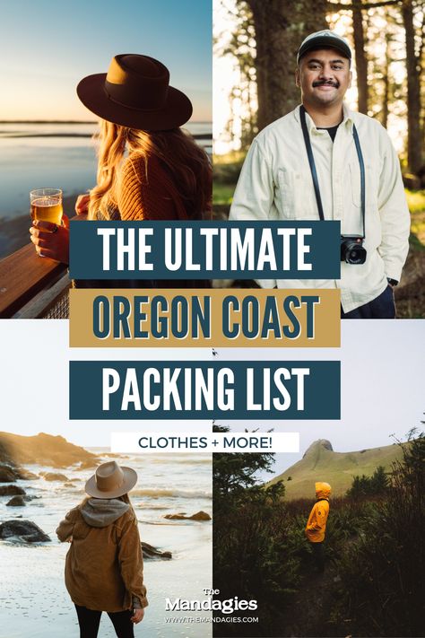 We have all the things you need for a perfect trip to the Oregon Coast! From comfy loungewear to tasty snacks and hiking gear, The Ultimate Oregon Coast Packing List has you covered. No matter what adventures you have planned, we have packing suggestions and our favorite gear in one easy spot! Oregon Coast Packing List, Oregon Outfits, Oregon Coast Hikes, Pnw Trip, Oregon Coast Roadtrip, Oregon Coast Vacation, Pacific Coast Road Trip, Coast Outfit, Pacific Northwest Travel