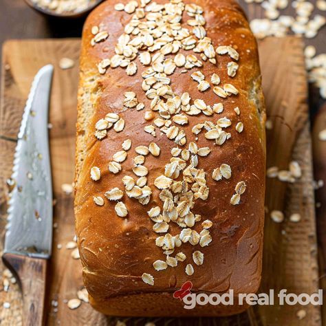 Honey Oat Bread Honey Oat Bagels, Honey Oat Bread Recipe, Oat Bread Recipe, Honey Oat Bread, Homemade Ranch Seasoning, Oat Bread, Fresh Baked Bread, Patty Cake, Tasty Bread Recipe