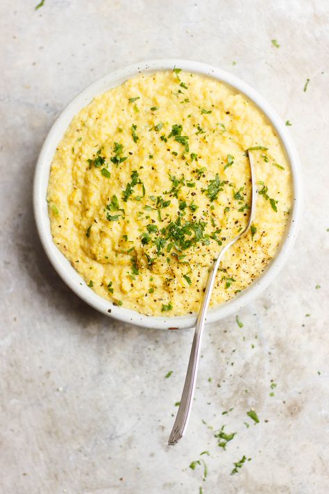 Fresh Corn Polenta, Polenta Vegan, Corn Polenta, Cornmeal Polenta, Fried Polenta, Chickpea Coconut Curry, Polenta Recipes, Corn Recipe, Corn Recipes