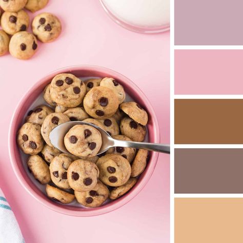 Bakery Colors Palette, Baking Color Palette, Pastry Color Palette, Cookies Instagram Feed, Cookies Color Palette, Cookie Color Palette, Dessert Color Palette, Bakery Color Palette, Cookie Cereal