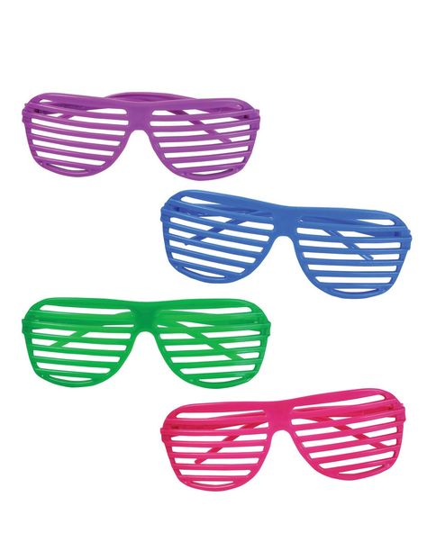 Sunglasses Favors, Sunglasses Party Favor, Shutter Shades, Novelty Glasses, Plastic Shutters, Frame Birthday, Novelty Sunglasses, Shutter Designs, Funky Glasses